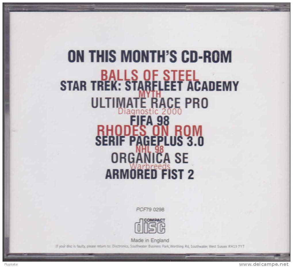 Star Trek Starfleet Academy Encyclopedia Sur Cd-Rom PC Format 79 February 1998 - In English - Film/ Televisie