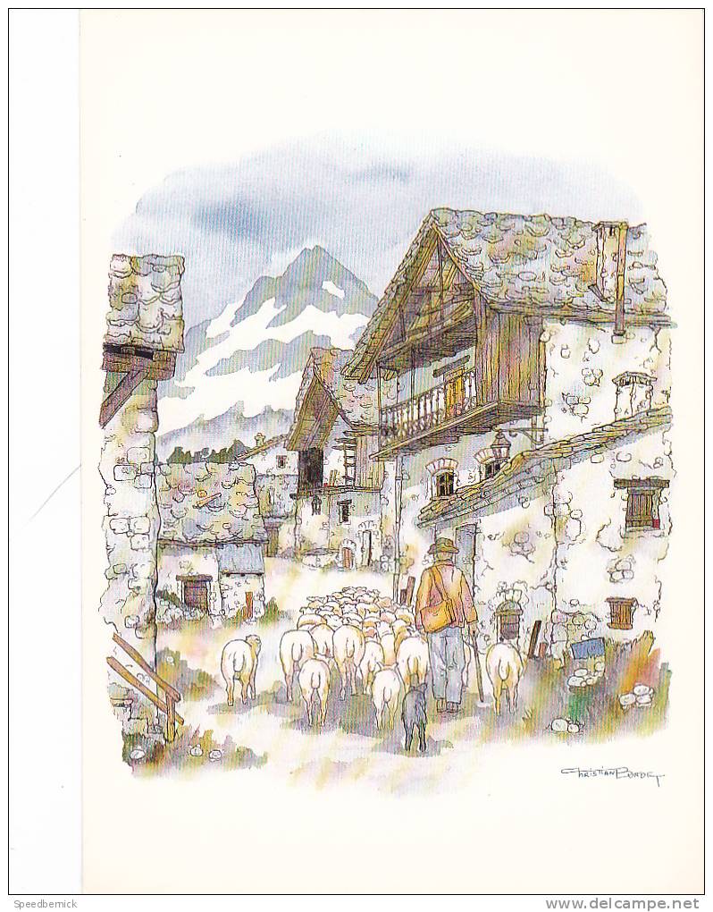 18116. La Vie En Montagne Quarelle Christian Burdet - ED Mythra B15 Sallanches - Autres & Non Classés