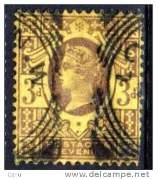 Grande-Bretagne ;1887/1900 ; N° Y: 96 ; Ob ; Victoria ; Cote Y: 2.00 E. Beau Cachet - Oblitérés