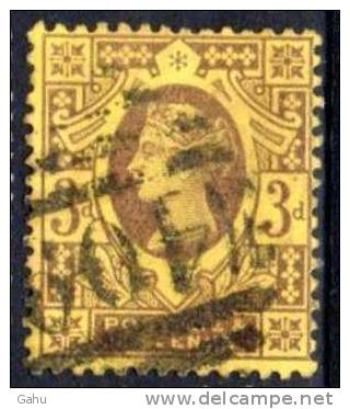 Grande-Bretagne ;1887/1900 ; N° Y: 96 ; Ob ; Victoria ; Cote Y: 2.00 E. - Used Stamps
