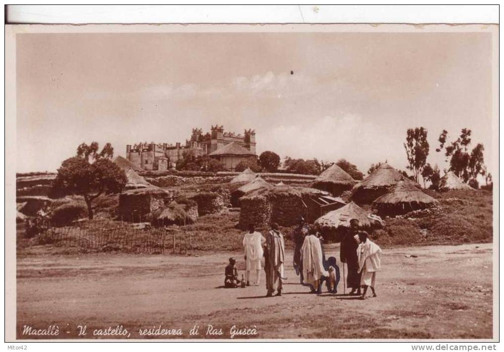 222-A.O.I.-Africa Orientale Italiana-Macallé-Etiopia-Ex Colonie Italia-Il Castello, Residenza Di Ras Guscà - Ethiopia