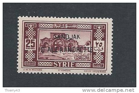 Sandjak D'Alexandrette 1938 - Stamp Of Syria Surch. 25 Pi  Y&amp;T 11  Mi. 10  - MH - 1934-39 Sandjak D'Alexandrette & Hatay