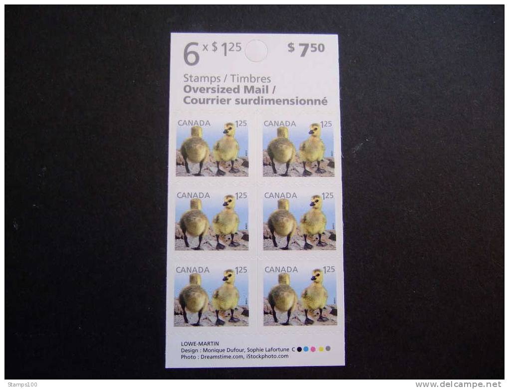 CANADA 2011    BOOKLET   GEESE        MNH **  (554-P23) - Carnets Complets