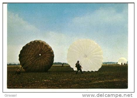 CPSM Deux Parachutes Parachutisme - Fallschirmspringen