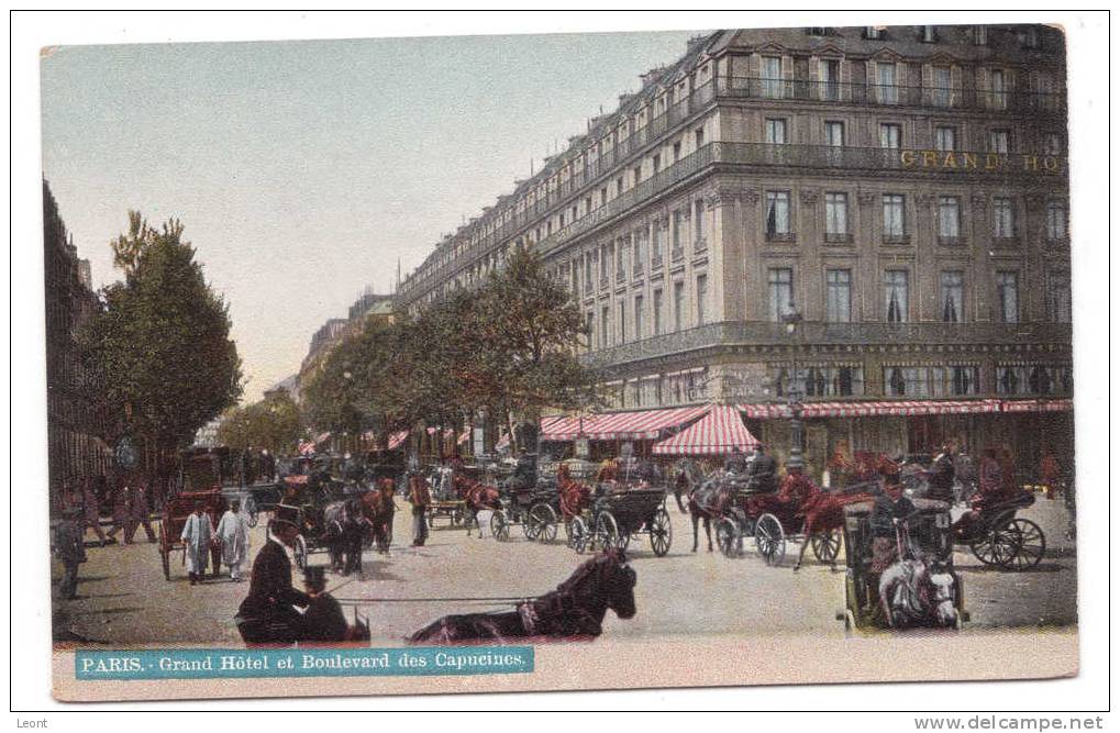 FRANCE - Paris - Grand Hotel Et Boulevard Des Capucines - Not Used - Ile-de-France