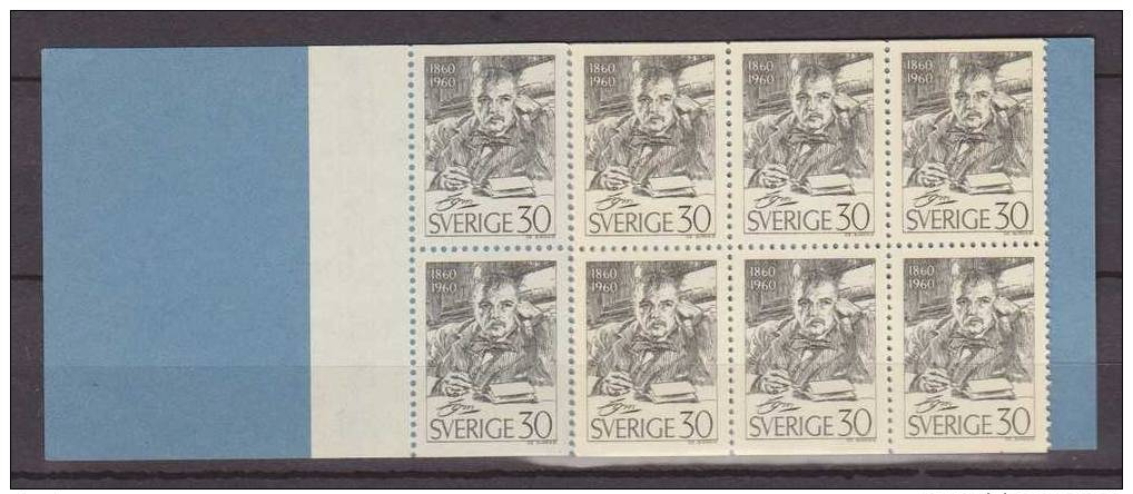 Sweden, Sverige, 1960, Anders Zorn, Booklet H131, MH455D, ***, MNH - 1951-80