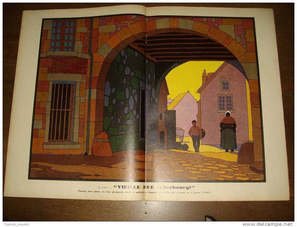 Nov 1932    ART-DECORATIF  Revue L' ARTISAN PRATIQUE...avec Beau Model En Couleur Sur Double- Page : Rue De CHERBOURG - Home Decoration