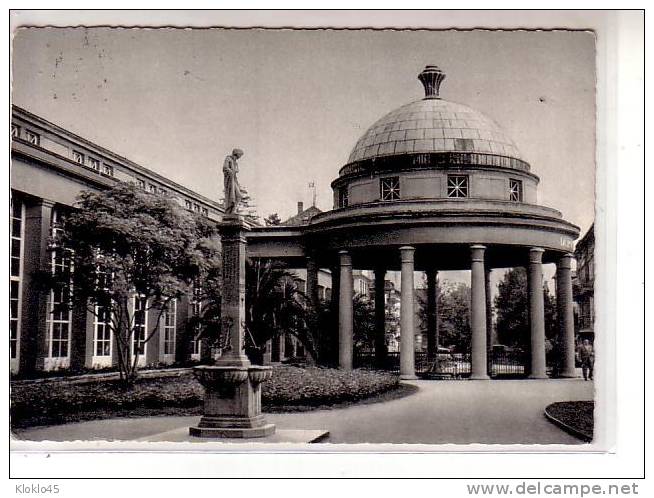 Allemagne - Bad Pyrmont - Wandelhalle Mit  Augenbrunnen - Flamme Postale Au Dos - Cliché Peu Courant - Bad Pyrmont