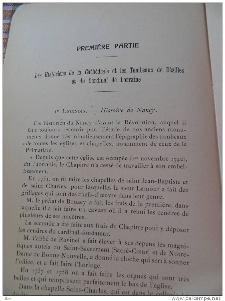 Les Caveaux De La Cathédrale De Nancy Tombeaux De Désilles Et Du Cardinal De Lorraine Par E.Badel - Lorraine - Vosges