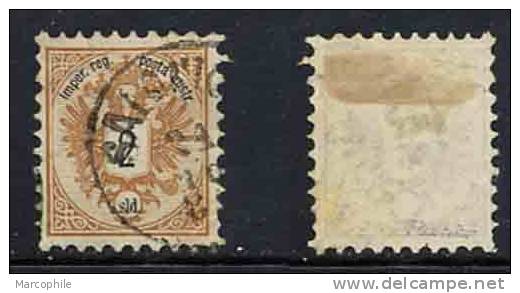 AUTRICHE - LEVANT / 1883-86 # 8 Ob. / 2 S. BISTRE - SIGNE / COTE 165.00 EURO (ref T450) - Eastern Austria