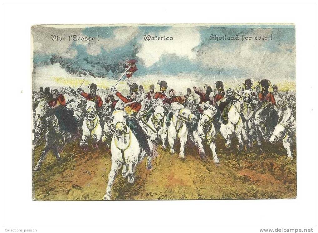 Cp, Guerre, Waterloo, Vive L'Ecosse ! - Other Wars