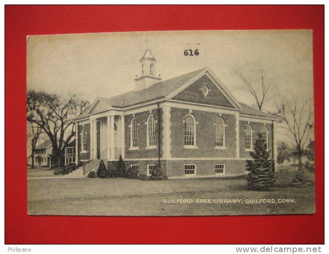 Guilford CT  Guilford Free Library  --    ----  --- Ref 213 - Autres & Non Classés