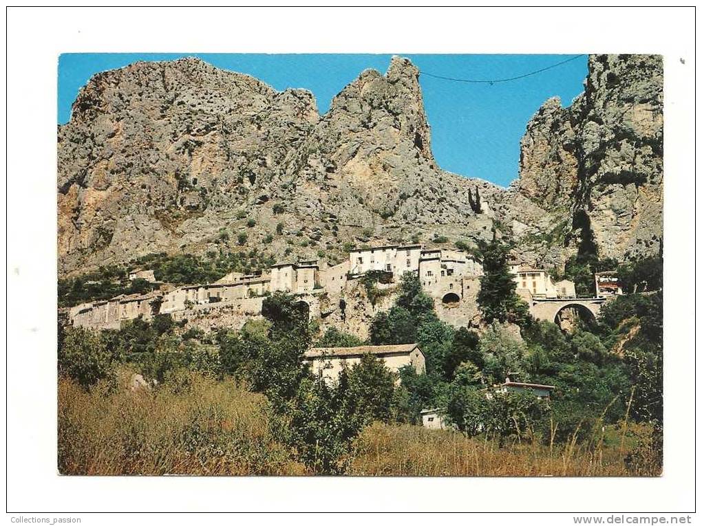 Cp, 04, Moustiers-Sainte-Marie, Vue Générale - Other & Unclassified