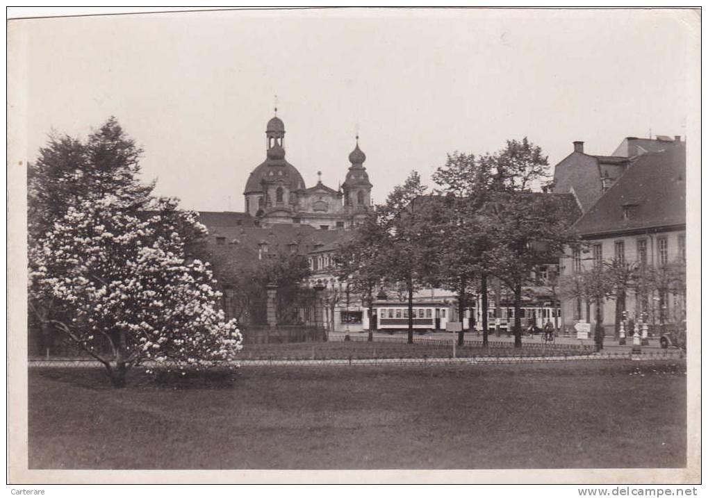 ALLEMAGNE,GERMANY,bade Wurtemberg,MANNHEIM,blick Auf Jesuite,jesuitenkirche,gare,train,gare,rare - Mannheim