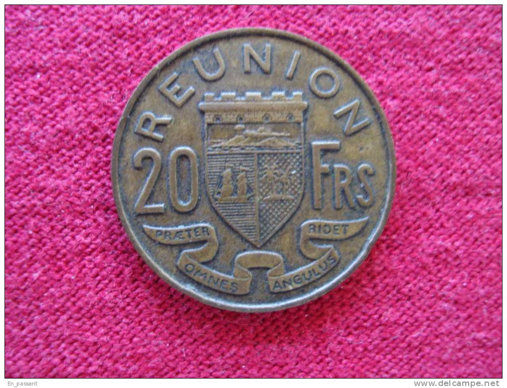 DOM REUNION  20 FRANCS   1955 - Réunion