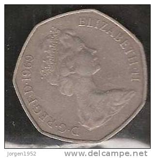 GREAT BRITAIN 1969      "50 NEW PENCE" - 50 Pence