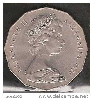 GREAT BRITAIN      "AUSTRALIEN 1976 # 50 CENTS " - Colonies