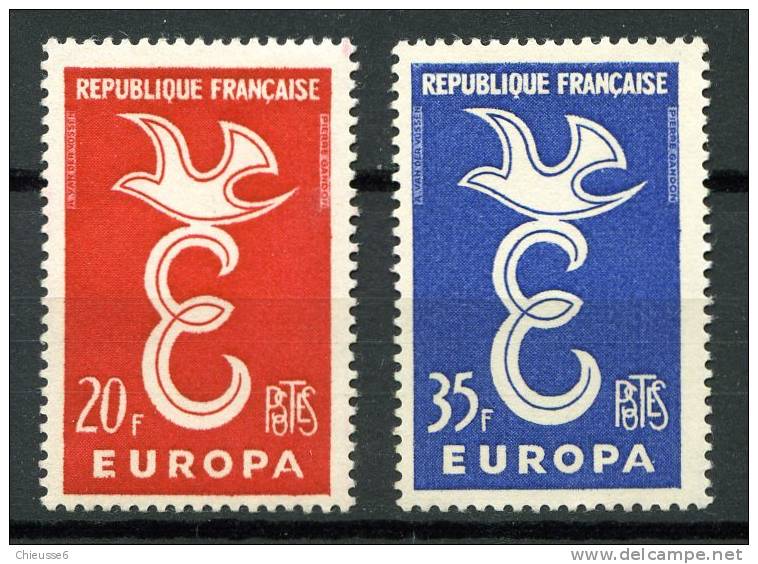 France  * N° 1173/1174 - Europa 1958 . - 1958