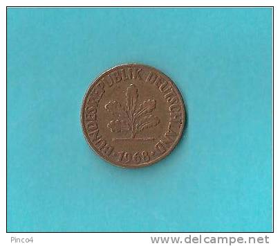 GERMANY - GERMANIA 2 PFENNIG 1968 F - 2 Pfennig