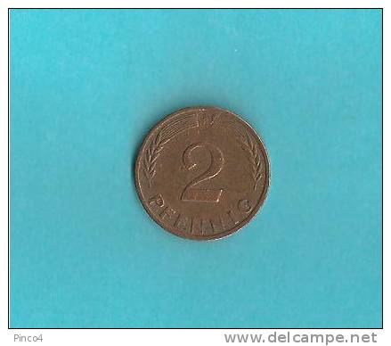 GERMANY - GERMANIA 2 PFENNIG 1968 F - 2 Pfennig