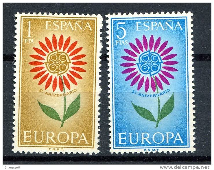 Espagne** N° 1271/1272 - Europa 1964 - 1964