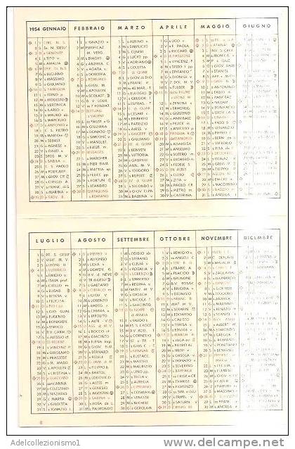 56830)calendario Casa Di Redenzione Sociale Anno 1954 - Formato Piccolo : 1991-00