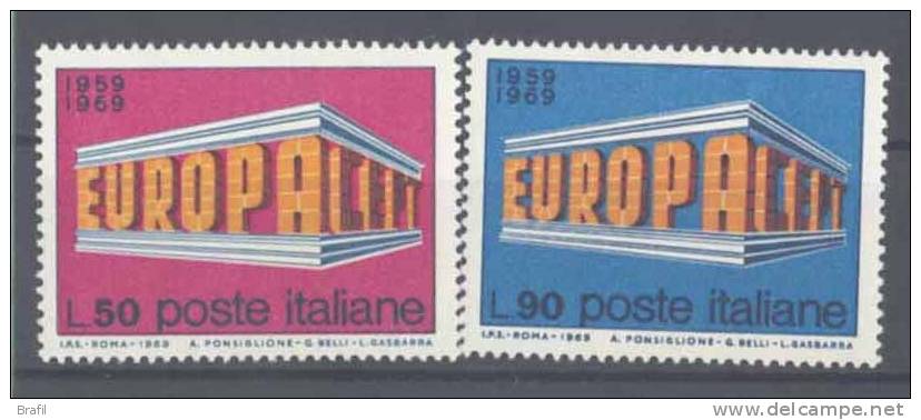 1969 Italia,  Europa CEPT , Serie Completa Nuova (**) - 1969