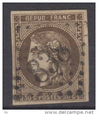 France N°  47 Oblitéré ° - 1870 Emisión De Bordeaux