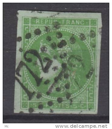France N°  42 B Oblitéré ° - 1870 Emisión De Bordeaux