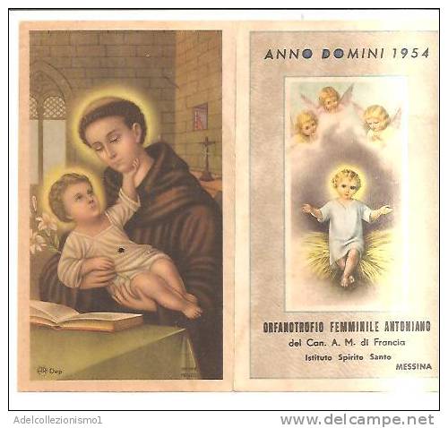 56853)calendario Anno Domini 1954 - Petit Format : 1941-60