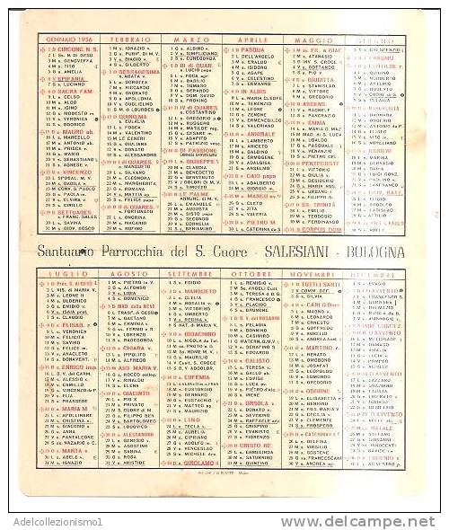 56855)calendario Sacro Cuore Di Gesù Anno 1956 - Kleinformat : 1941-60