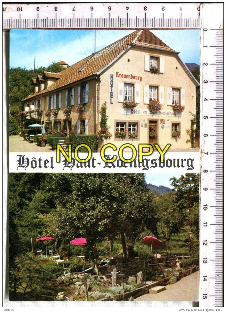 THANNENKIRCH - Hôtel HAUT KOENIGSBOURG  - - Targhe Di Cartone