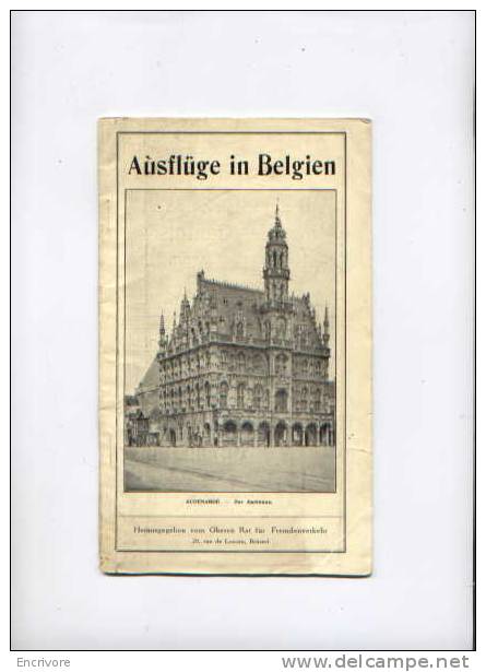 Ausfluge In Belgien Voyage En Belgique - 1927 - Autres & Non Classés