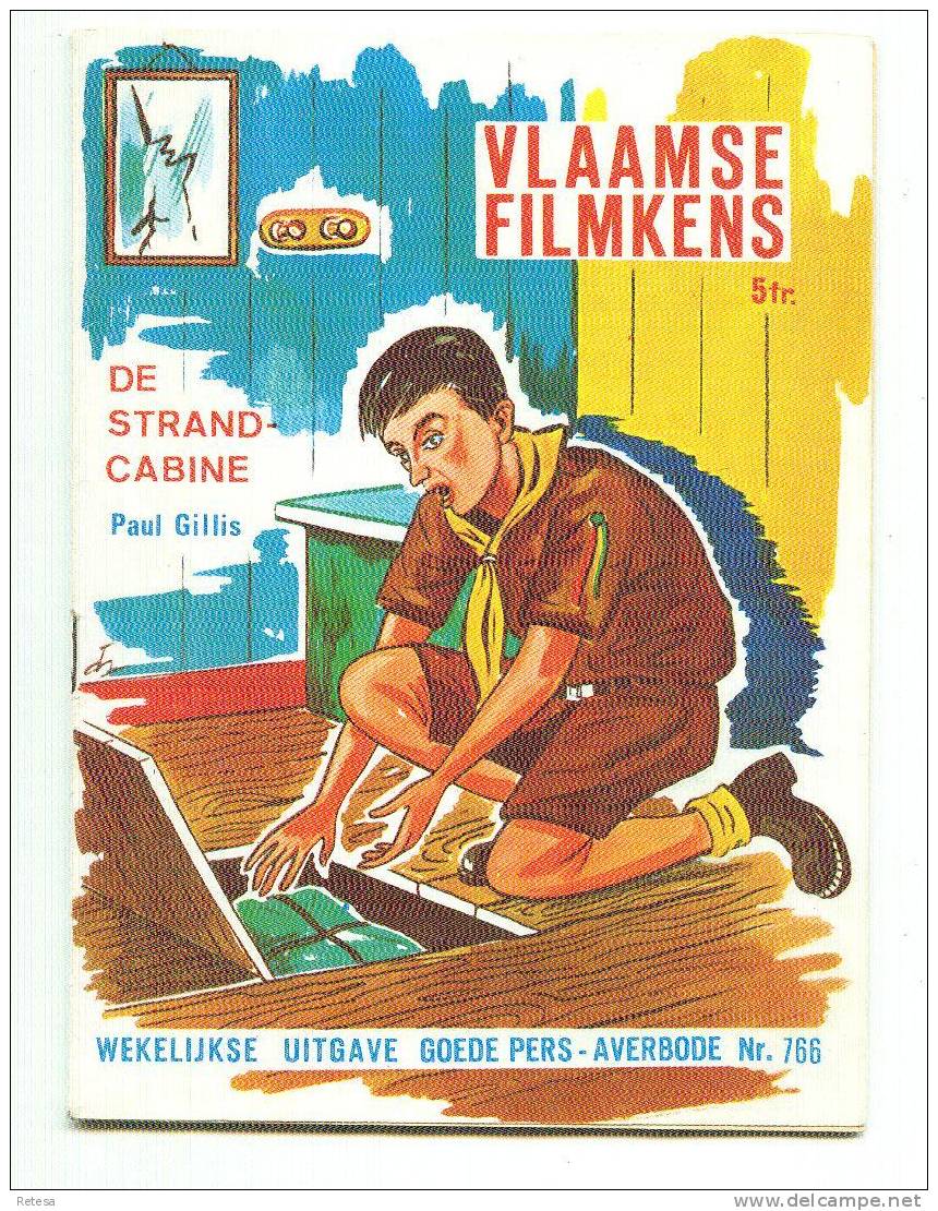 VLAAMSE FILMKENS N°766  DE STRANDCABINE  1968 - Jeugd