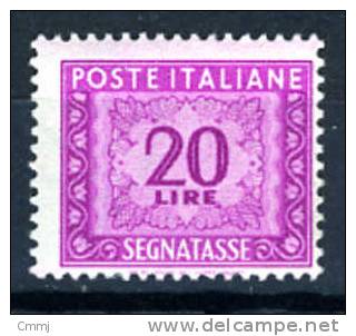 1947/54  -  Italia - Italy - Italie - Italien - Sass. Nr. 106 - Mint With Hinged - MLH - Taxe