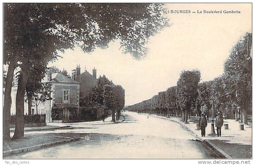 18 - Bourges - Le Boulevard Gambetta - Bourges