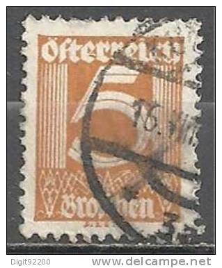 1 W Valeur Used, Oblitérée - AUTRICHE - AUSTRIA  * 1925 - Mi Nr 451 - N° 9998-23 - Oblitérés