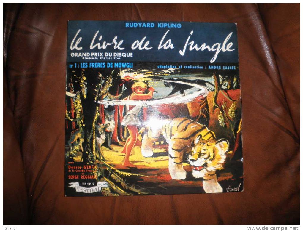 ANCIEN  DISQUE 33 T  LE LIVRE DE LA JUNGLE - Enfants