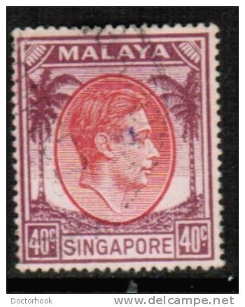 SINGAPORE   Scott #  16a  F-VF USED - Singapur (...-1959)