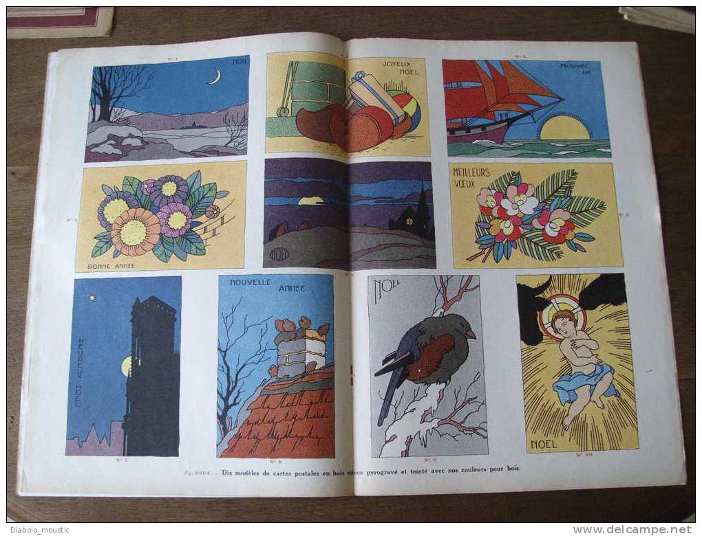 Novembre 1932  ART-DECORATIF Revue De L'ARTISAN PRATIQUE , Beau Modèle En Couleur Sur Double-page : 10 CARTES POSTALES - Décoration Intérieure