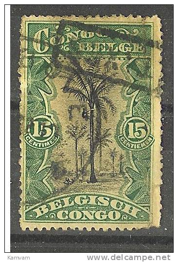 CONGO BELGE TX 43 Cote 0.20€ - Used Stamps