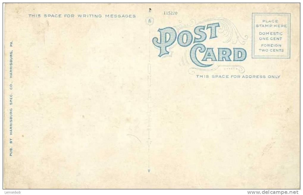 USA – United States – Model Of Capitol Extension, Harrisburg, Pa 1910s-1920s Unused Postcard [P4171] - Harrisburg