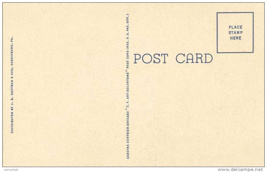 USA – United States – Pennsylvania State Capitol, Harrisburg , Pa - Unused Linen Postcard [P4172] - Harrisburg