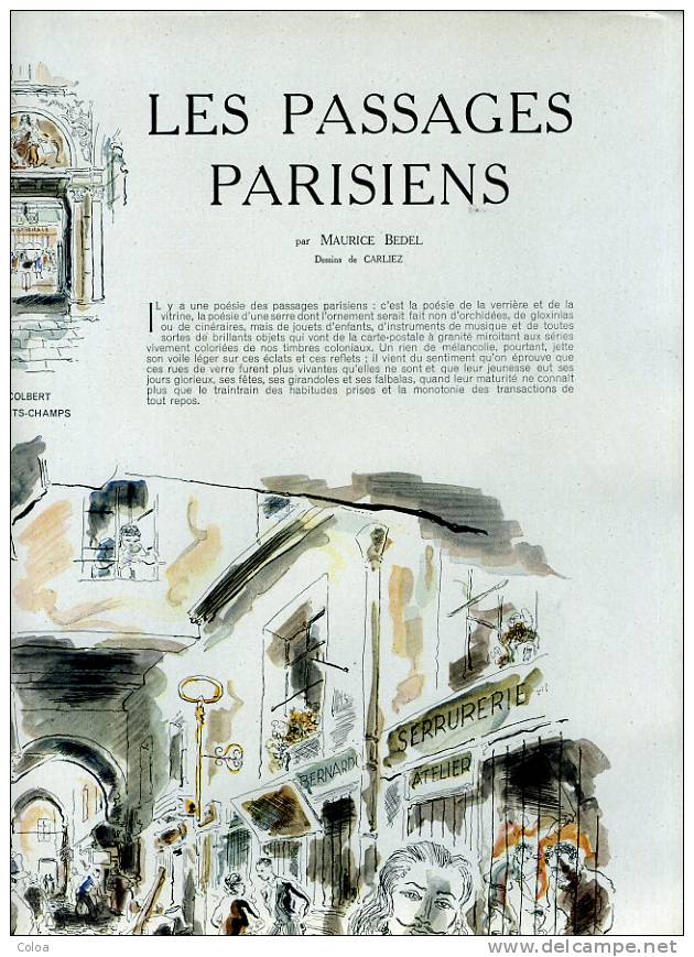 Félix Eboué Les Passages Parisiens 1947 - L'Illustration