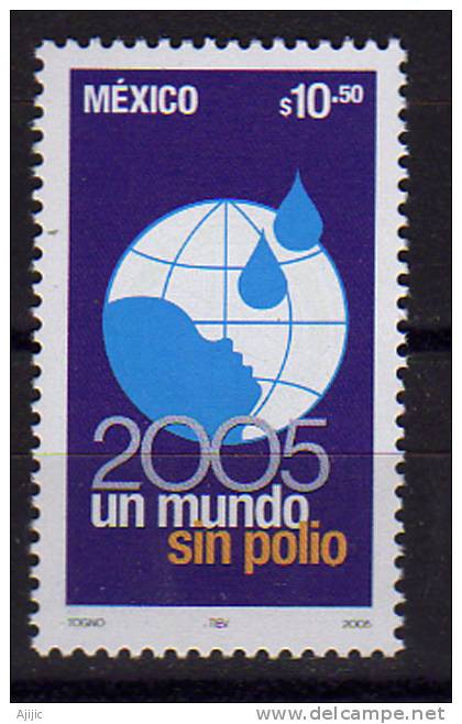Mexique. Un Monde Sans Poliomyelite. Un T-p Neuf **  # 2097 - Medicina