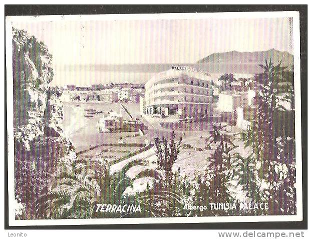 Terracina Albergo TUNISIA PALACE Ca. 1960 - Altri & Non Classificati