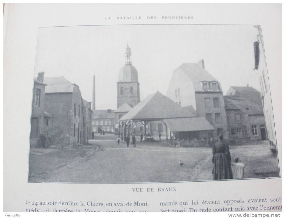 BRAUX BATAILLE DES ARDENNES ARLON HUSSARD FRANCAIS BAZEILLES MARVILLE CARTE REGION CARIGNAN MONTMEDY - Histoire