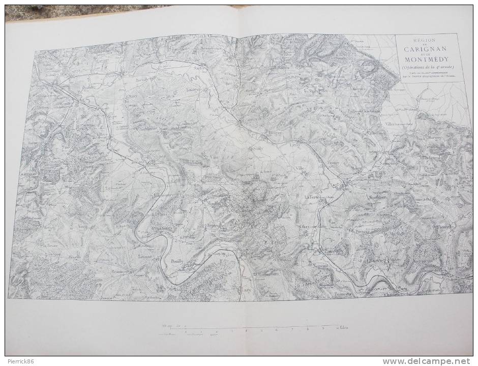 BRAUX BATAILLE DES ARDENNES ARLON HUSSARD FRANCAIS BAZEILLES MARVILLE CARTE REGION CARIGNAN MONTMEDY