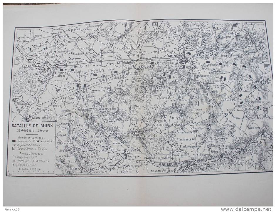 BATAILLE DE MONS HIRSON CAVALIERS ANGLAIS RETRAITE FRANCO BRITANNIQUE - Histoire