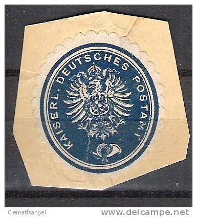 SELTEN!! ALTE SIEGELMARKE * KAISERLICH DEUTSCHES POSTAMT **!! - Historische Dokumente